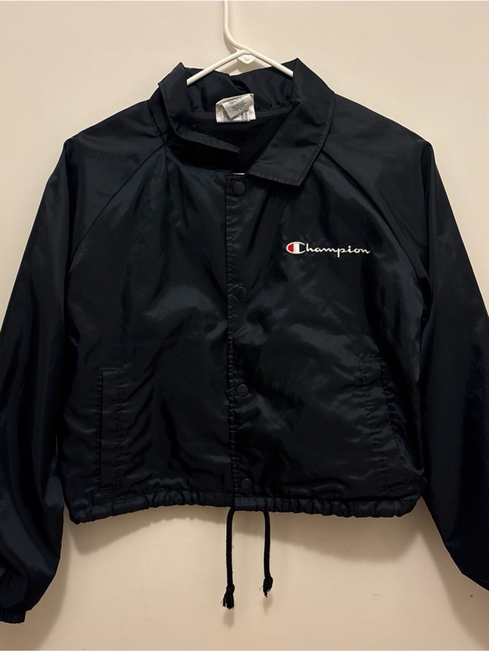 Champion Black Lightweight Coach Jacket